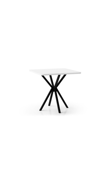 Mesa Tampo Quadrado de 800x800x0,25 cm. Canto arredondado. MA 2046